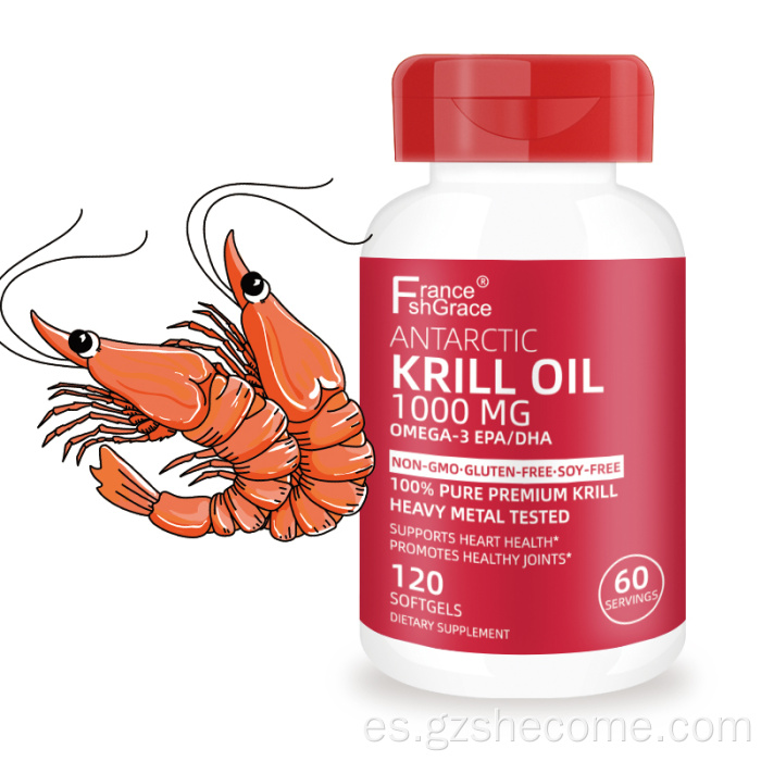El aceite de omega krill reduce la artritis orgánica omega3 blando